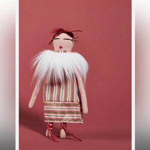 Anthropologie Ornament KIMBERLY BECKER Girl DOLLS CHANGE Flapper Dress 7" NWT